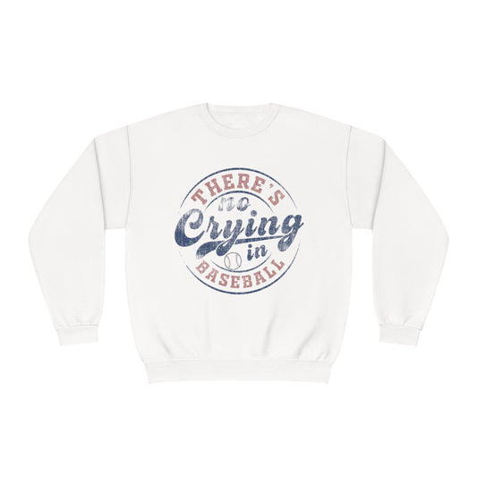 MOVIES: A League of Their Own, Unisex, NuBlend® Crewneck Sweatshirt "There's No Crying in Baseball"