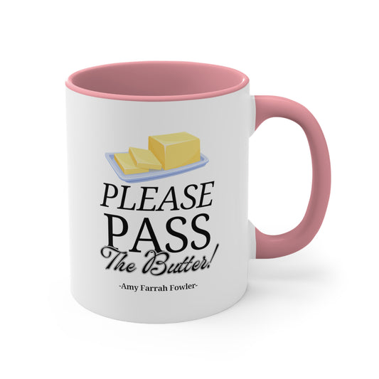 BIG BANG THEORY: Funny Coffee Mug, 11oz "Please Pass The Butter! -Amy Farrah Fowler-"