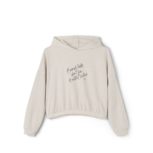 Taylor Swift Hoodie/Bad Blood Lyrics/Women's Cinched Bottom Hoodie "Band Aids don't fix bullet holes. -T.S."